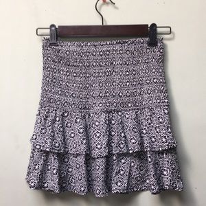 Black and White Layer Skirt